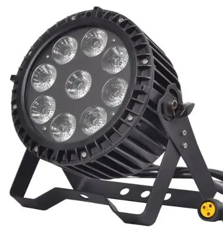 LED 9*18W RGBW 4in1waterproof par light for disco party club bar dj show stage lighting
