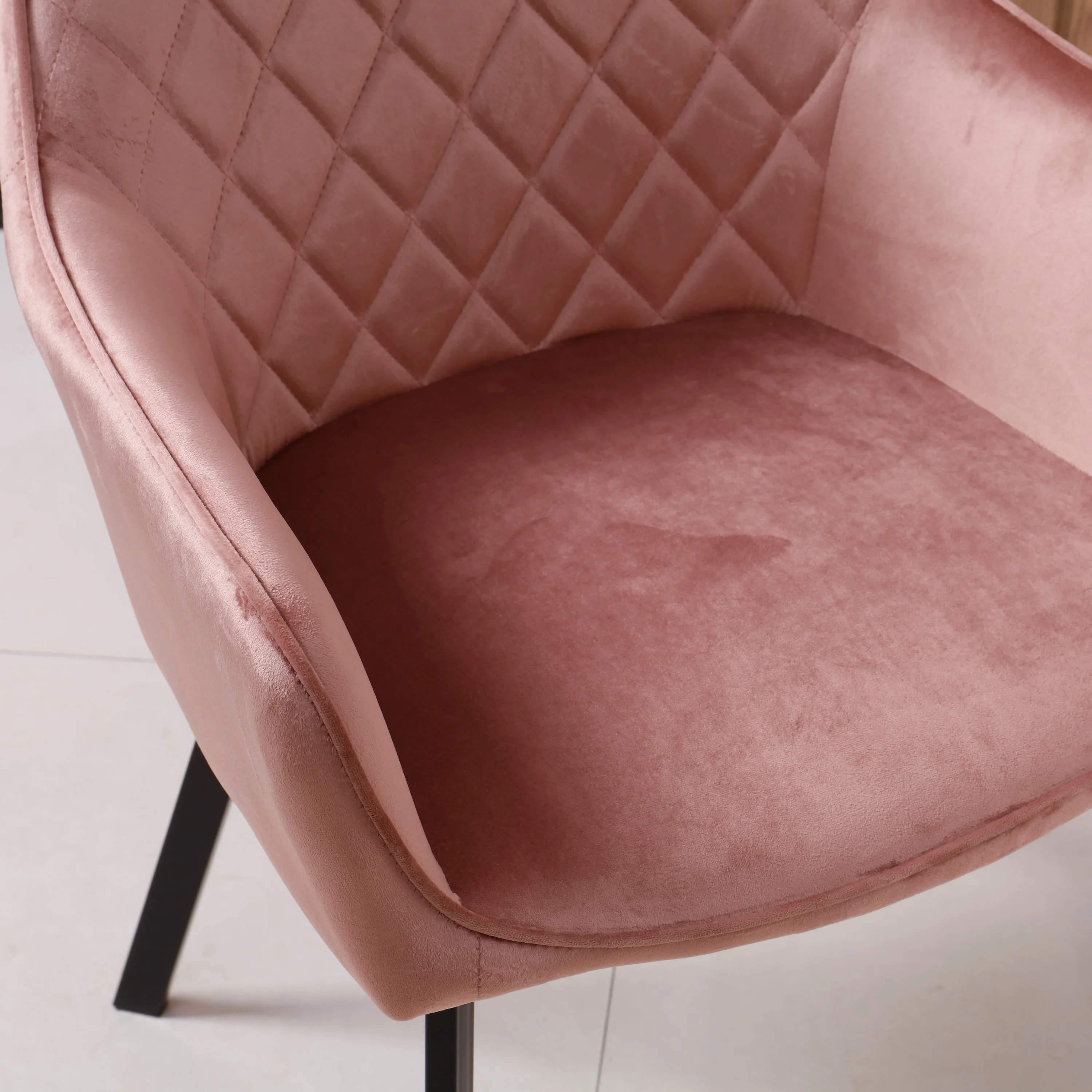 Factory supplier low price upholstered leather modern room dining chairs