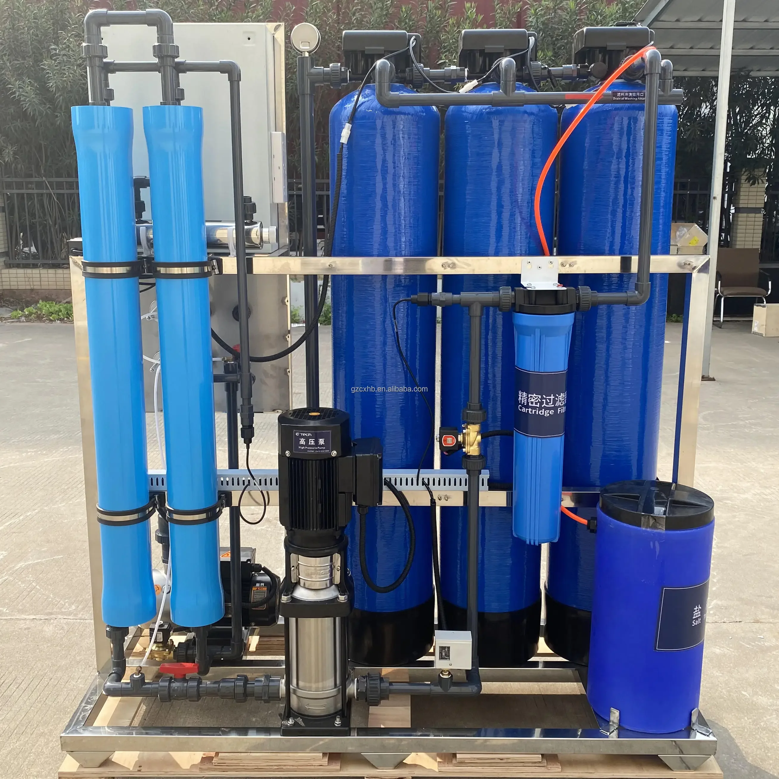 500LPH Volardda Distilled Pure Water Treatment Machine Plant Industrial Reverse Osmosis RO Drinking Water Purifier Filter