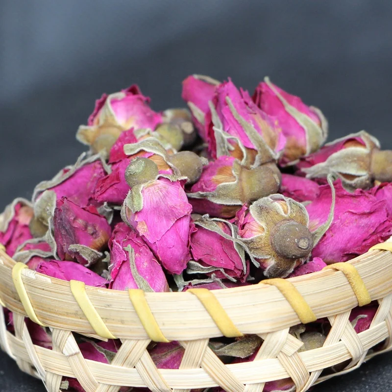 50 g/bag Sample link dried rose flower bud tea Wholesale factory price good quality Whitening skin Detox Healthy nourishing tea