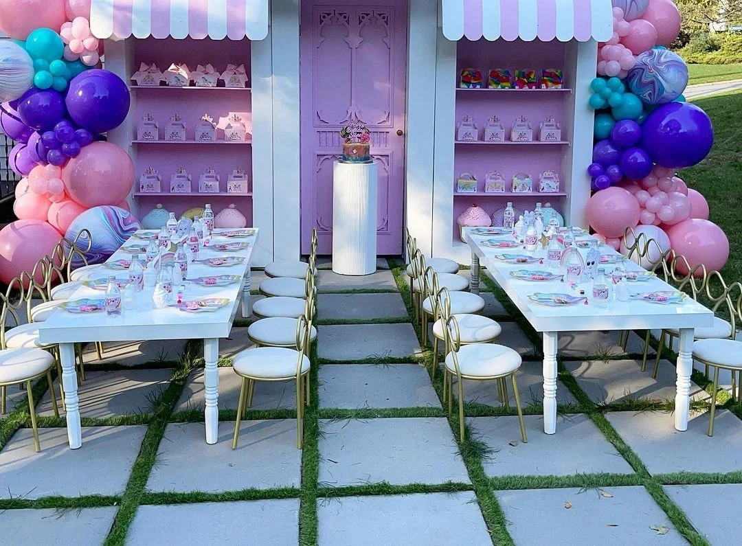 Wholesale kids bow knot chair party chair iron with seat cushions special decorative for Party event