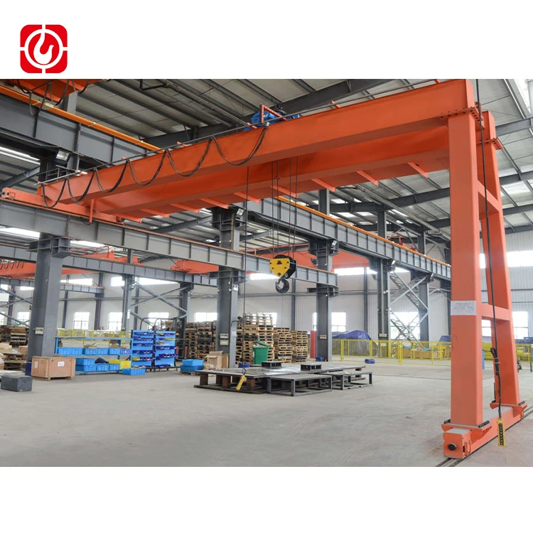 
Jinniu light duty single girder gantry crane12t span 9m lifting height 6m outdoor beam semi cranes 