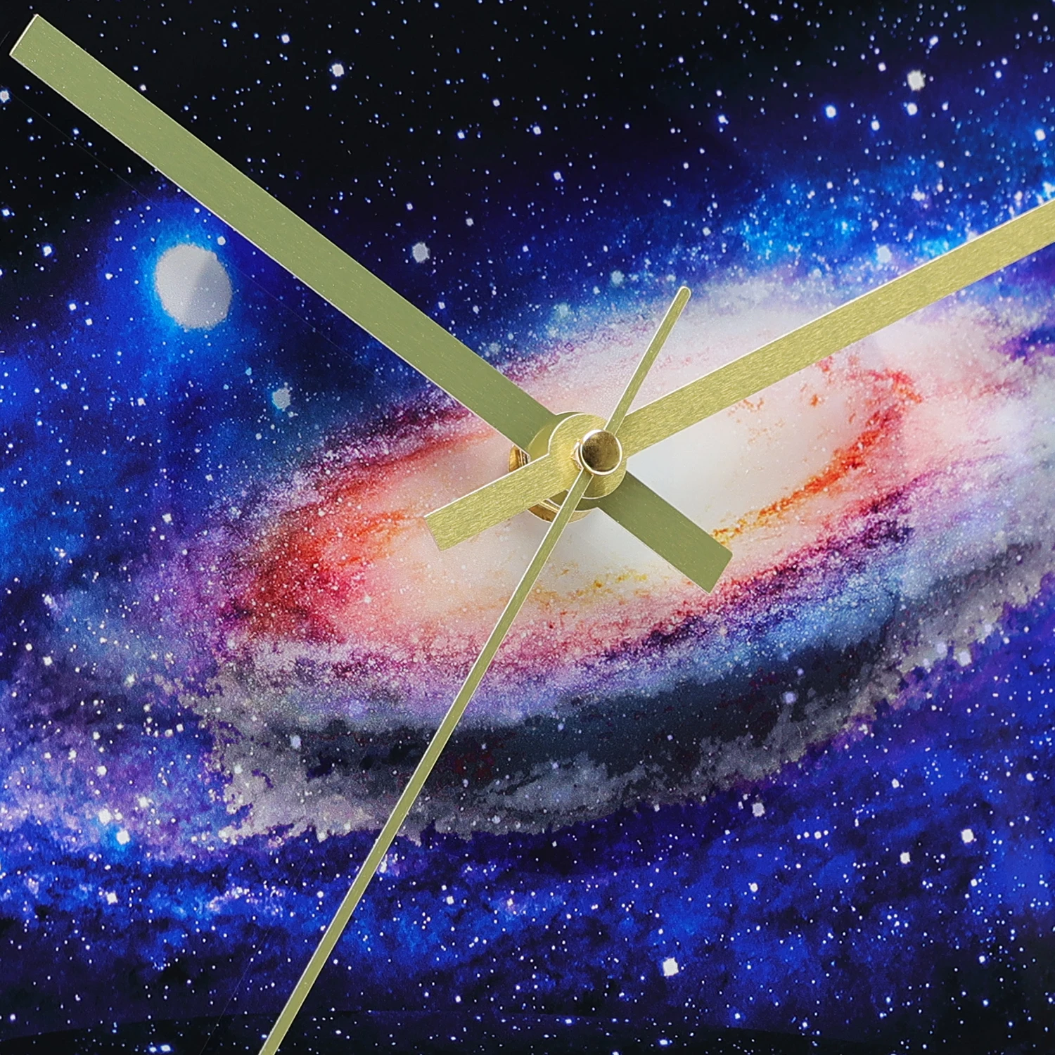 Starry skyGalaxy Modern Quartz 12 Inch Wall Clock