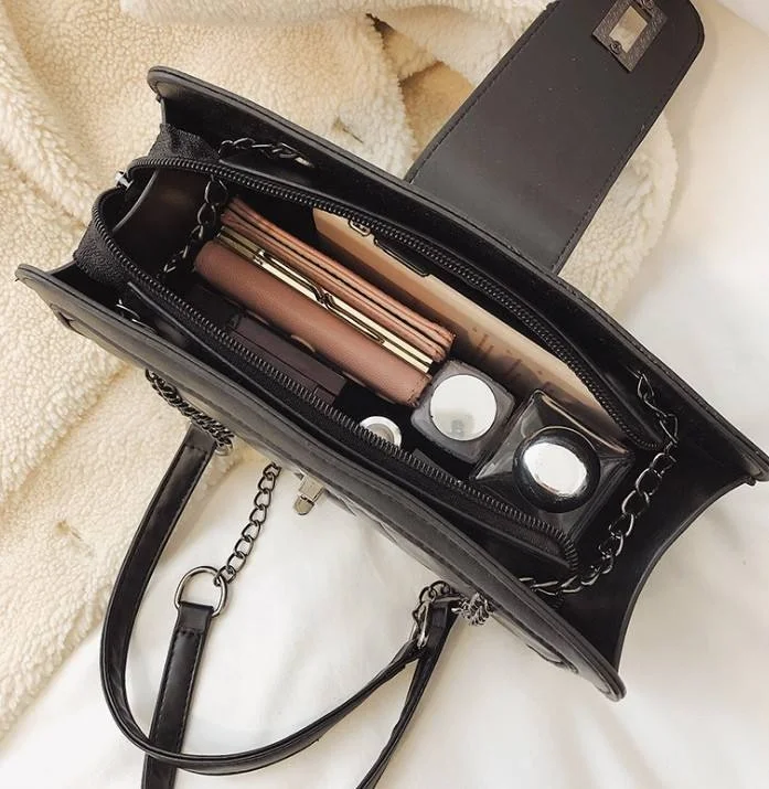 Wholesale Shoulder Large Ladies Designer Hand Bags  Stnm fashion bag rhombus chain shoulder messenger bag cheap women handbags
