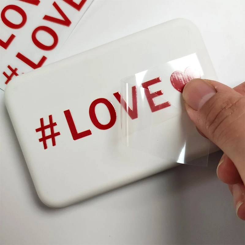 Custom 3D Raised  Silicone Heat Transfer Label Heat Effect Logo 3D Rubber Transfer Sticker