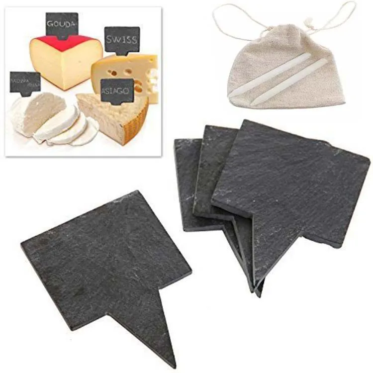 Online shopping SLATE rock board  brand Cheese Slate stick Craft cake insert label