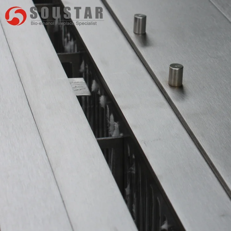 Stainless Steel Bio Ethanol Fuel Box Insert Burner for Fireplaces