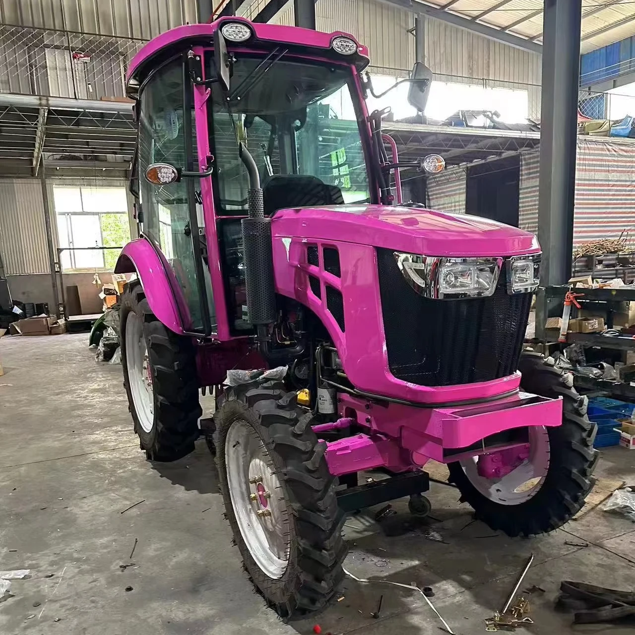 Фабрика Shandong Mini 70hp 80hp 90hp 100hp 120hp трактор цена фронтальный погрузчик сельскохозяйственный трактор