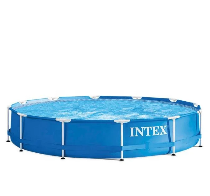 INTEX BRAND 28212 3.66m x76cm METAL FRAME POOLS round above ground swimming poolsupport for any backyard