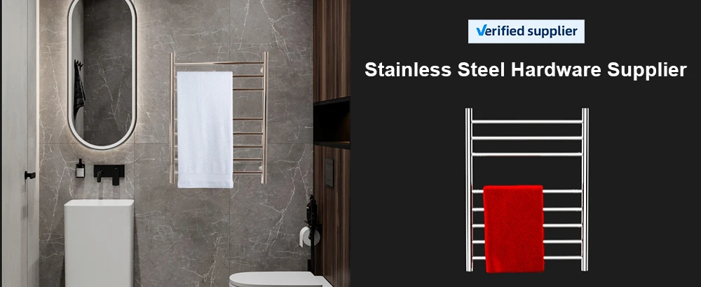 Luxurious Premium Black Towel Rack with Built-In Towel Dryer 304 Stainless Steel The Ultimate Addition to Modern Bathrooms