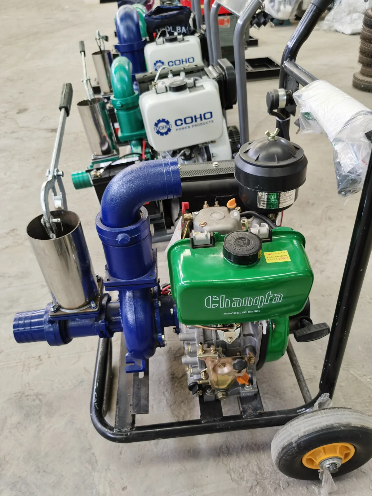 Household small air-cooled diesel engine sprinkler pump hand press centrifugal pump diesel power driven set