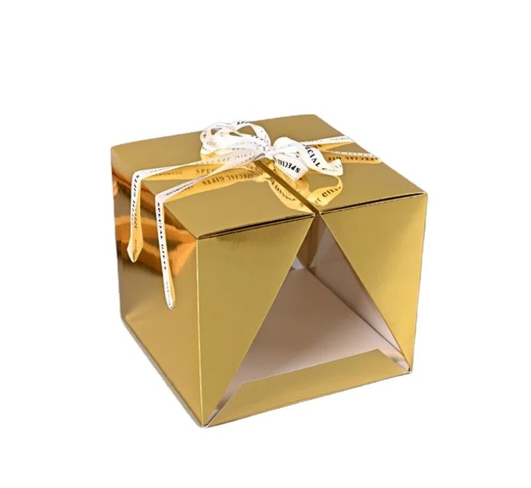 ECO-FRIENDLY PAPER BOX FOR CAKE PACKAGING AND DISPLAY Digital Printing