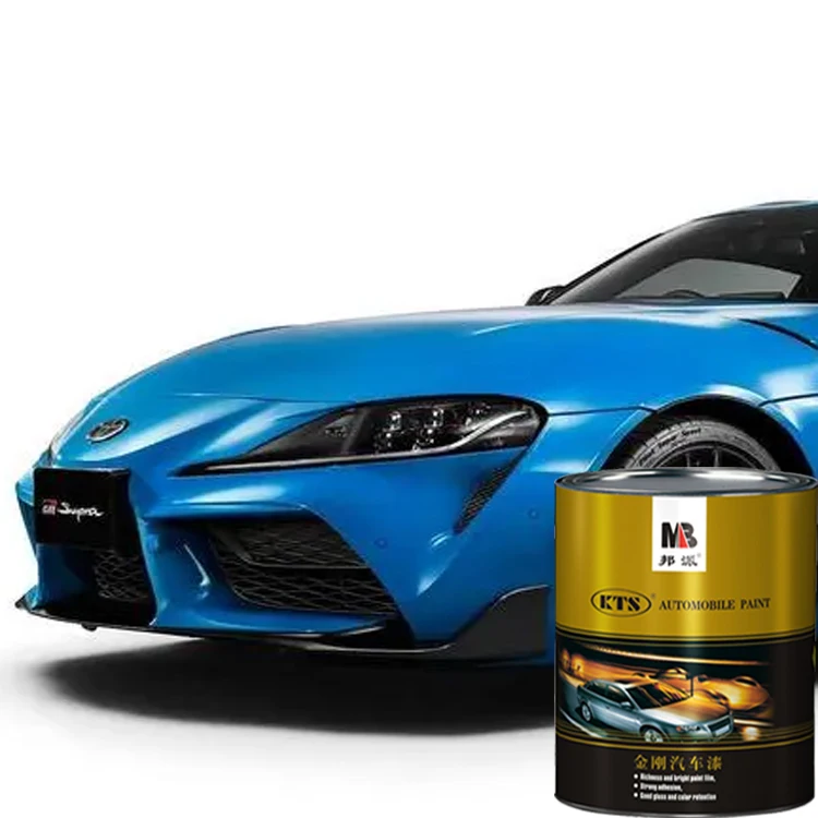KTS Car Paint Olive Green Easy Sanding Pu Polyurethane Car Spray Paint For Auto Refinish Repairs