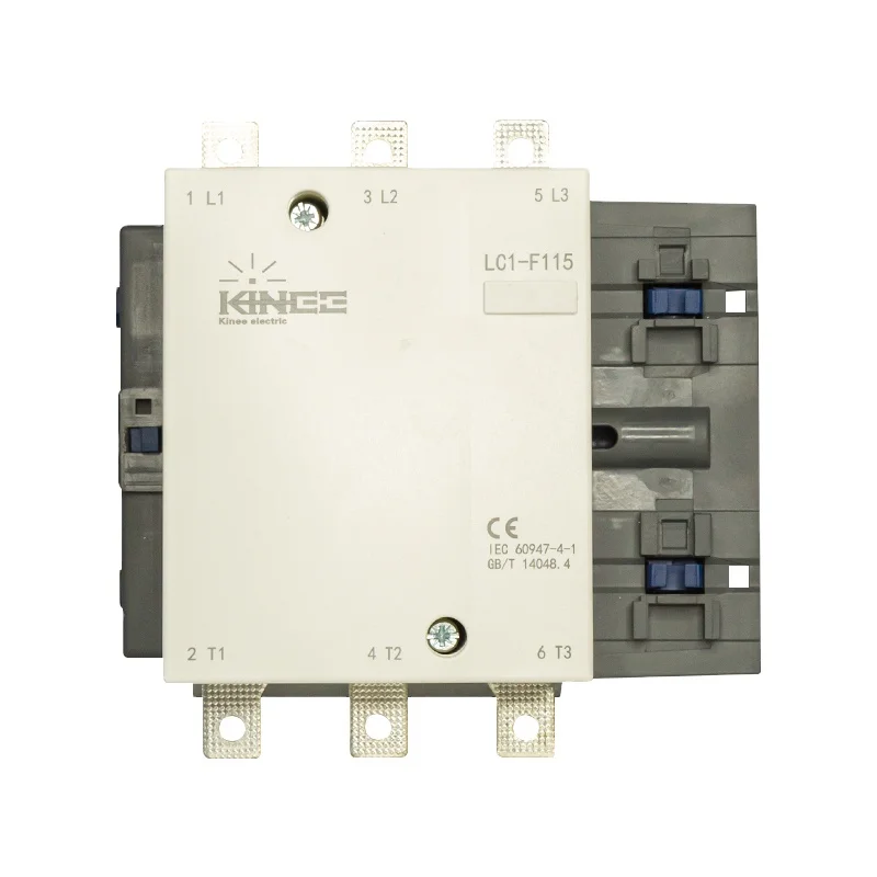 Kinee LC1-F115 Magnetic AC Contactor 3 Poles 110V 220V Coil 115A Rating for AC Contactors