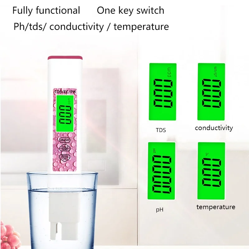 tds pen living water quality testing pen four-in-one function for hospital
