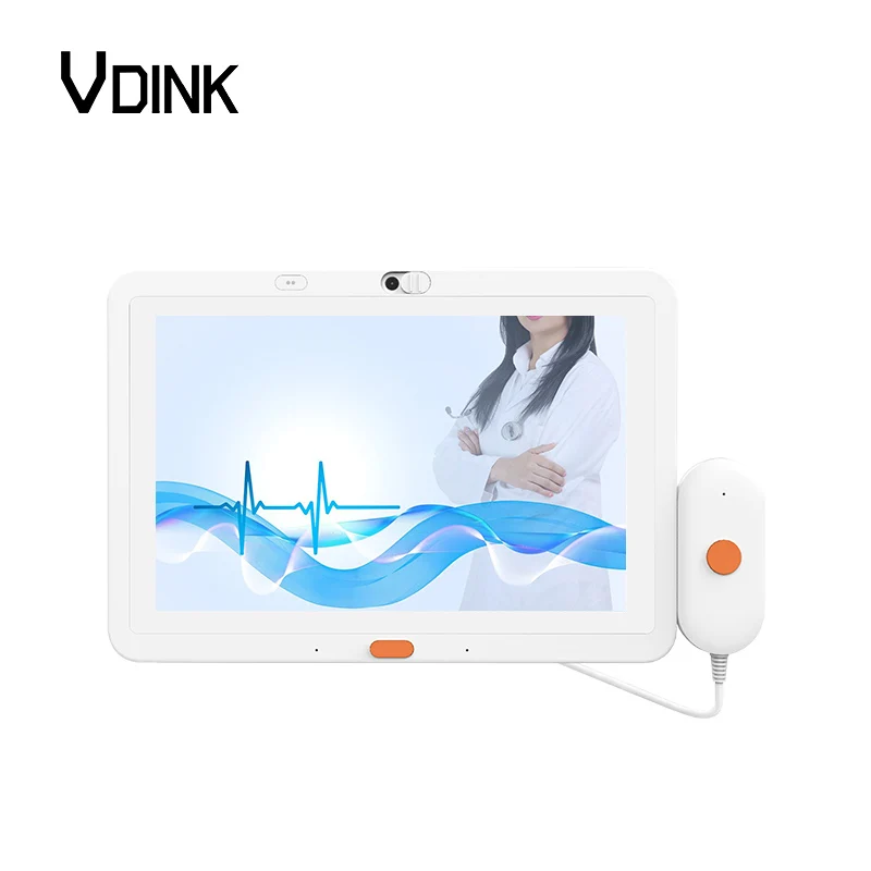 Vdink Professional Manufacturer 10.1 Inch Interactive Wall Mounted Touch Screen OEM Hospital Patient Medical Computer Android