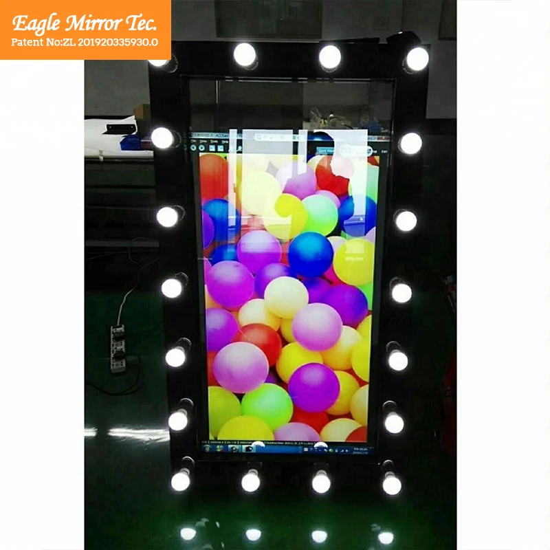 55 Inch Magic Mirror Photo Booth , Wedding Photo Booth , Newbron Photography