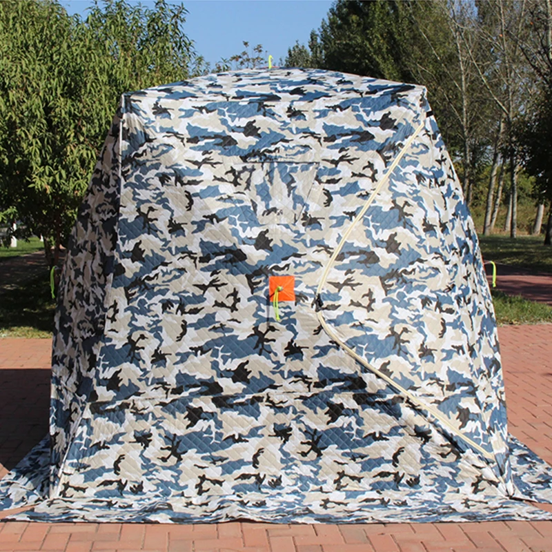 Camping Equipment Outdoor Portable Pop Up Fish Shelter Cube Winter Ice Fishing Tent