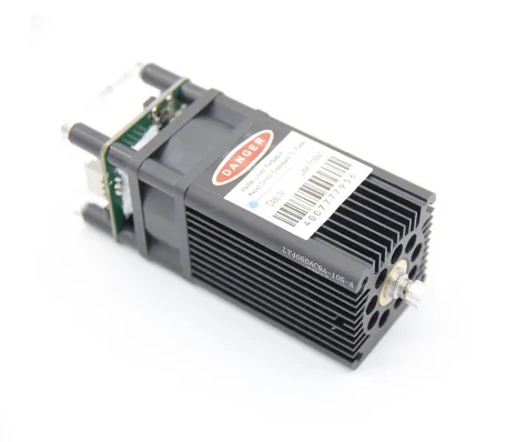 12V Violet 405nm 600mW  Fiber Coupled Laser Module with Heatsink and Collimated Lens