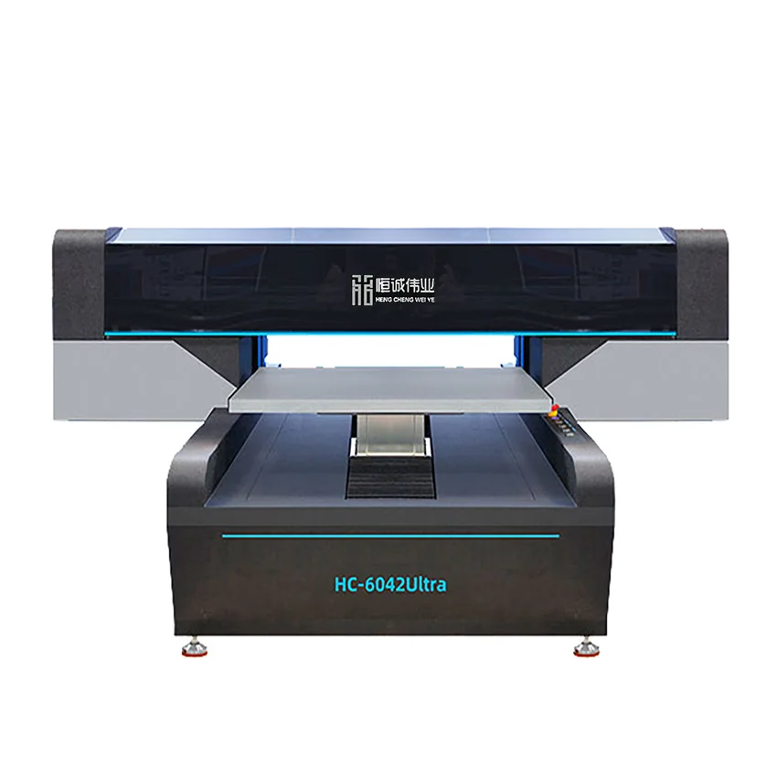 HC-6042 RICOH печатающая головка 3C цифровой промышленности ультра УФ струйный принтер полуавтоматический планшетный башмак деревянные материалы новое состояние