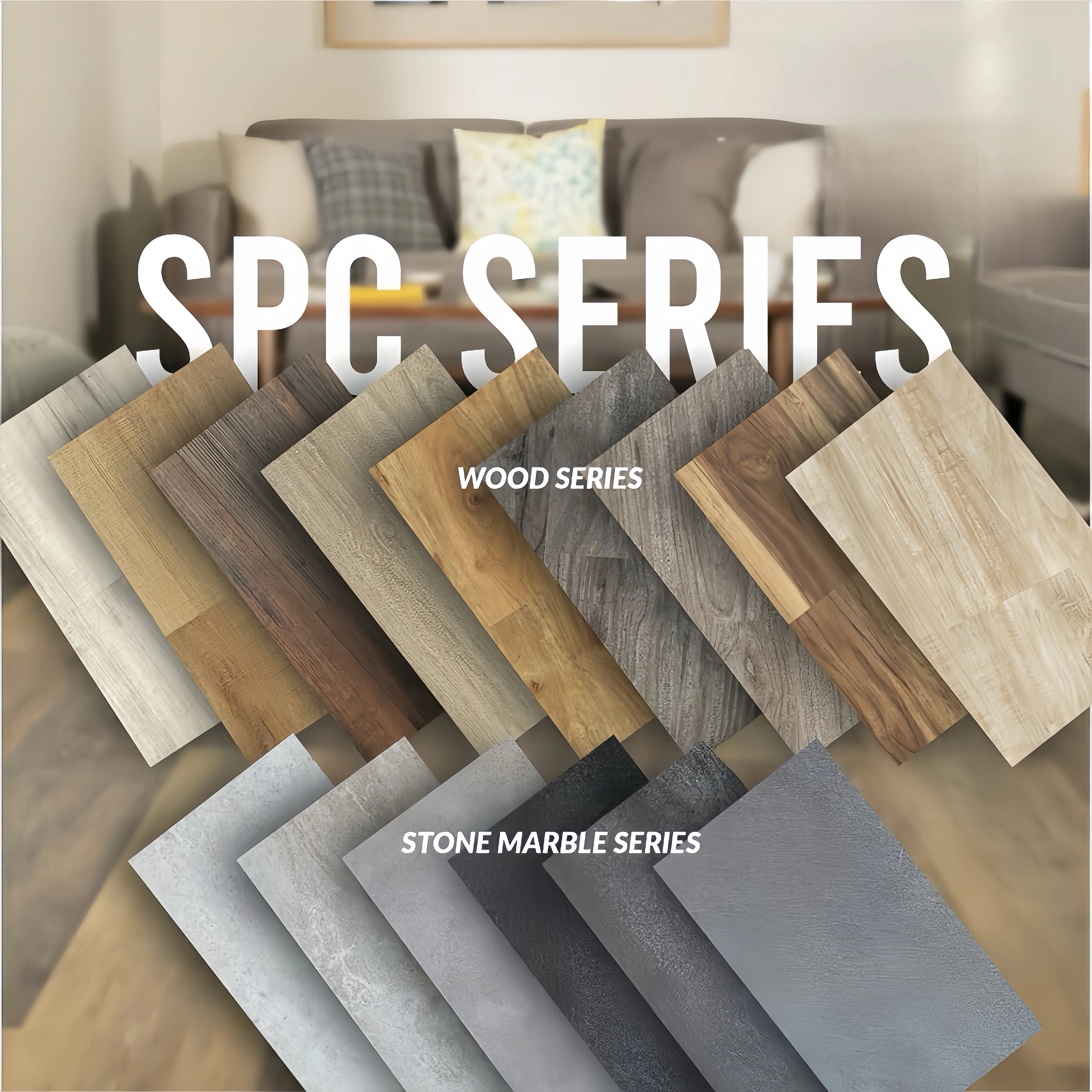 8mm Waterproof SPC Vinyl Flooring for Toilets and Bathrooms, Durable and Stylish, Easy to Install in High Moisture Areas