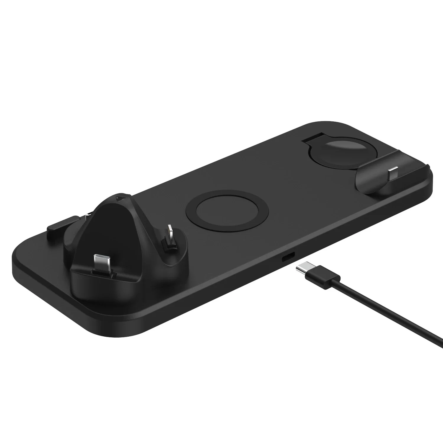 6 In 1 Wireless Charger Pad Qi Induction Fast Charging Holder for Apple Watch 5 4 3 2 1 For Air-pods Pro IPhone 11 XS XR X