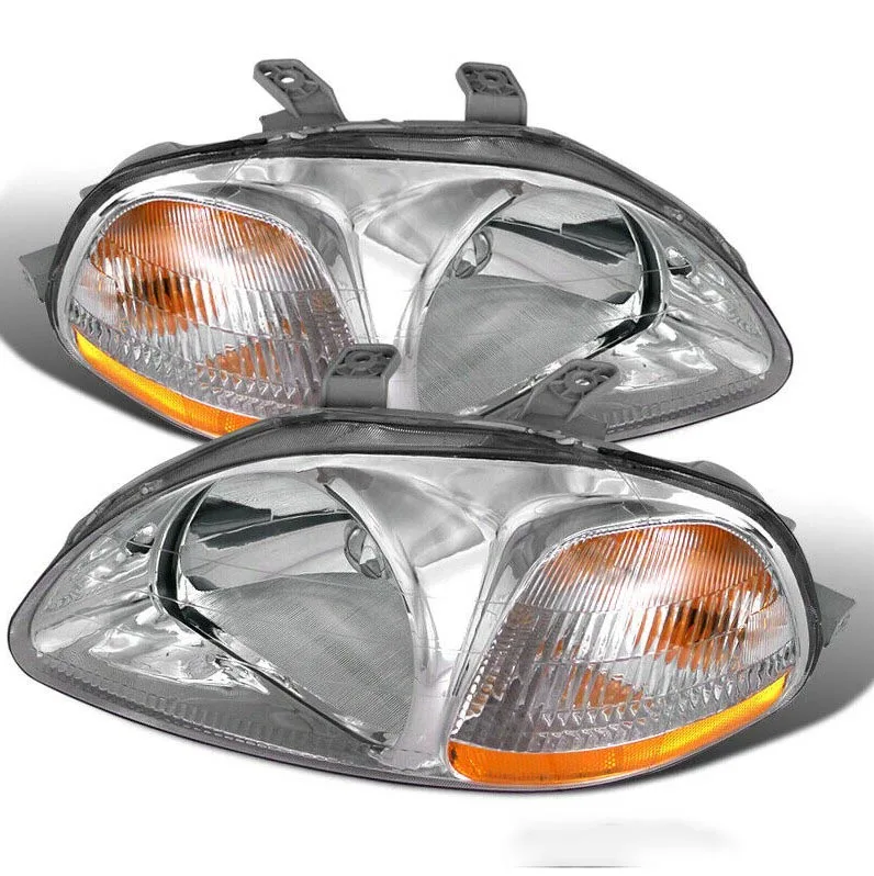 Apply To 1996 1997 1998  JDM Headlight For Honda Civic  EK EJ  USA Type Car Head lamp Fit LHD