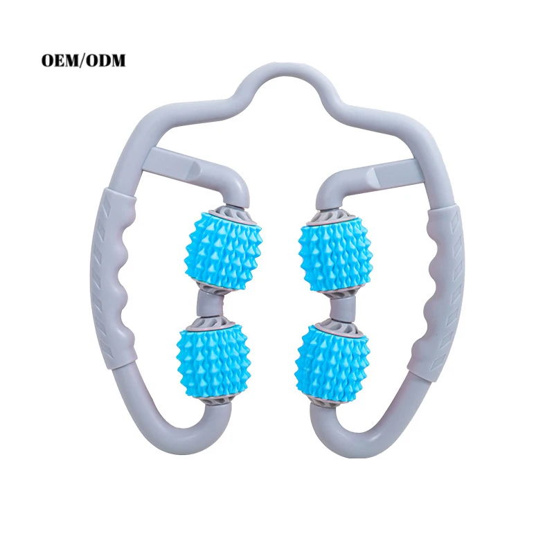 ODM OEM Leg Meridian Massager Stretching Yoga thigh and calf roller ring clamp leg slimming and muscle relaxation device