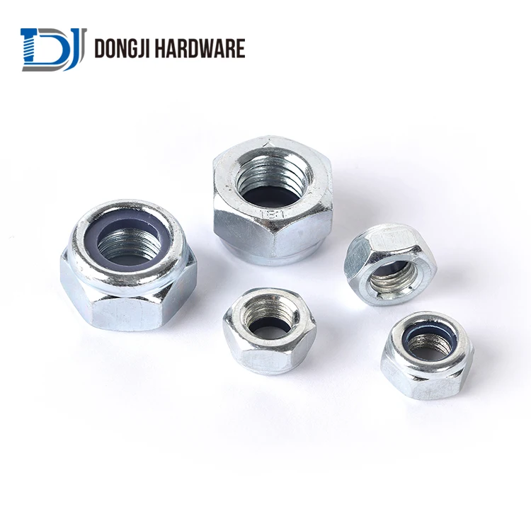 Big Promotion Carbon Steel Din985 M6 M8 M10 M12 M14 M16 Nylon Lock Nut