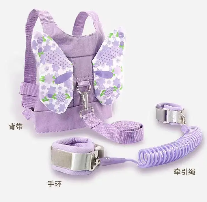 Cute pattern unicorn Toddler Harness Leashes Anti Lost Wrist Link 3 In 1 Kids Children Wearable wings Leash For Child Anti Lost