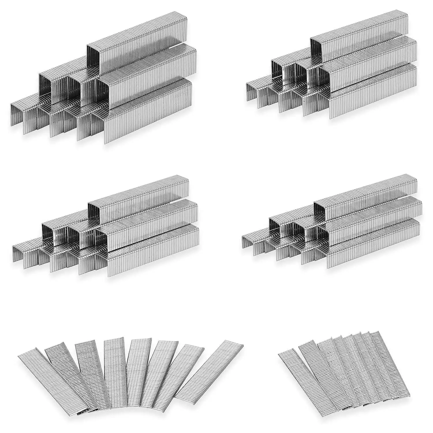 1000Pcs Gauge 1008F series Fastener Furniture Wood Used Staples Pins 8mm for Wood, Upholstery, Carpentry, Deco