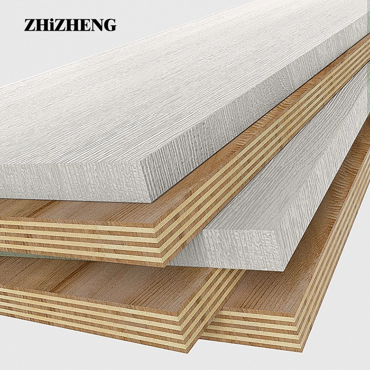 China Factory in Stock Furniture Grade Waterproof Melamine Plywood Sheets Multilayer Board for Cabinets Quality Melamine Plates