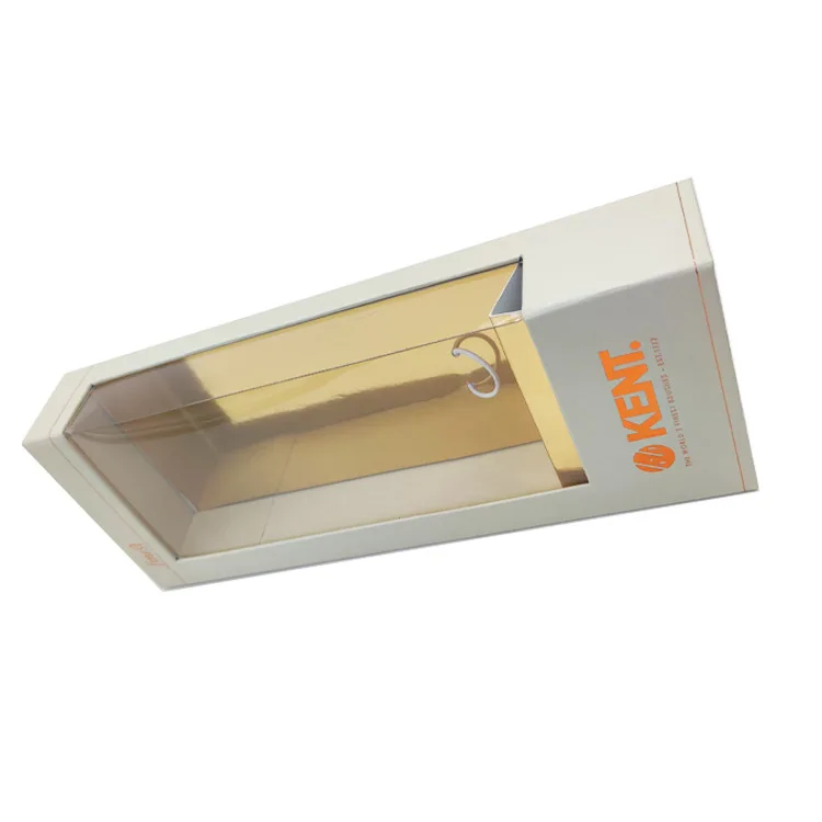 Wholesales Custom Logo Eco-Friendly Art Paper Beauty Brush Paper Boxes Packaging Box For Mouse Pad Gift Box With Window