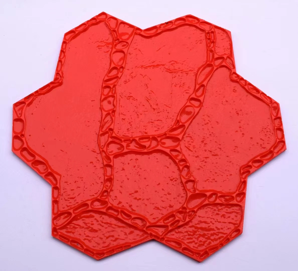 Garden Random Stone Concrete Stamped Mats Stamping Mold For Cement