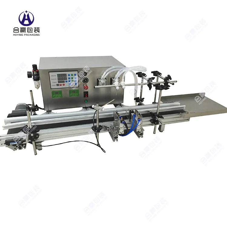 Hoying настольное маленькое полуавтоматическое эфирное масло/сыворотка/медицинская жидкость с двумя насадками наполнитель магнитным насосом дозировочное