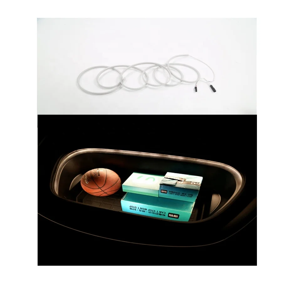 Car Interior Front Trunk Led Ambient  Light Strip  For Tesla Model 3  2021-2023