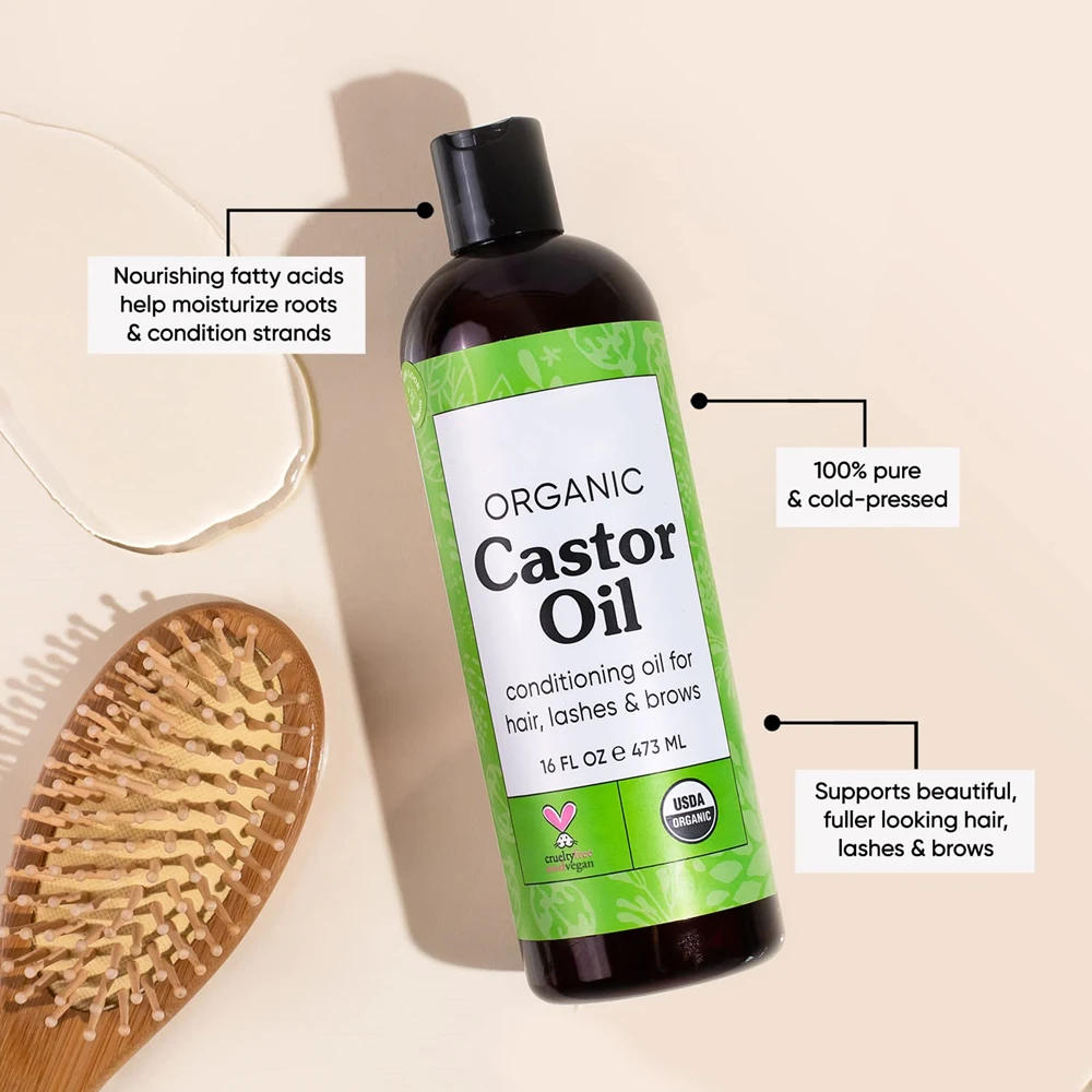 Moisturize Condition Jamaican Black Castor Oil Castor Oil For Hair Growth Organic Castor Oil For Dry Hair