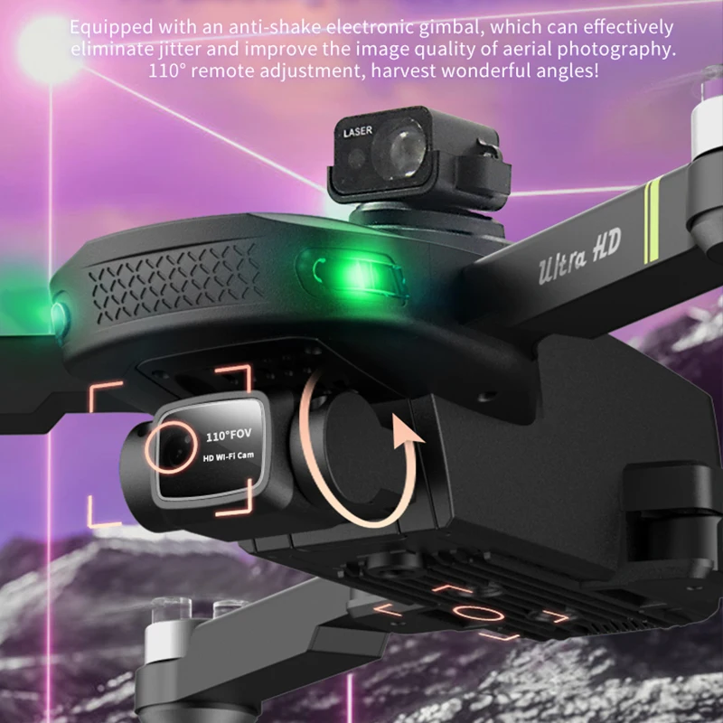Hot GD93 Pro Max Global Drone high technology  RC drone camera tecnologia 4 Directions 360 Degree Obstacle Avoidance