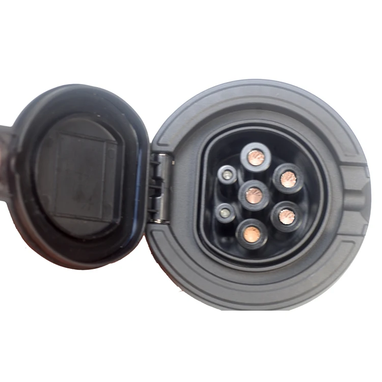 
EV Charger Inlet 32A IEC 62196-2 Electric Car Female Type 2 Charging Socket 