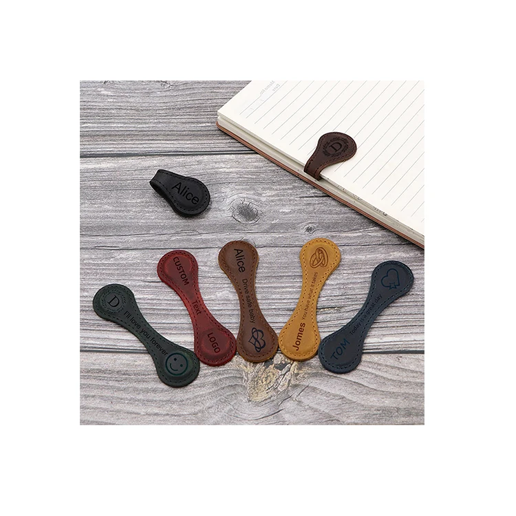factory Custom Logo Bible vintage color leather bookmark Reading Accessory magnetic bible Book Marks Easy to read For gifts