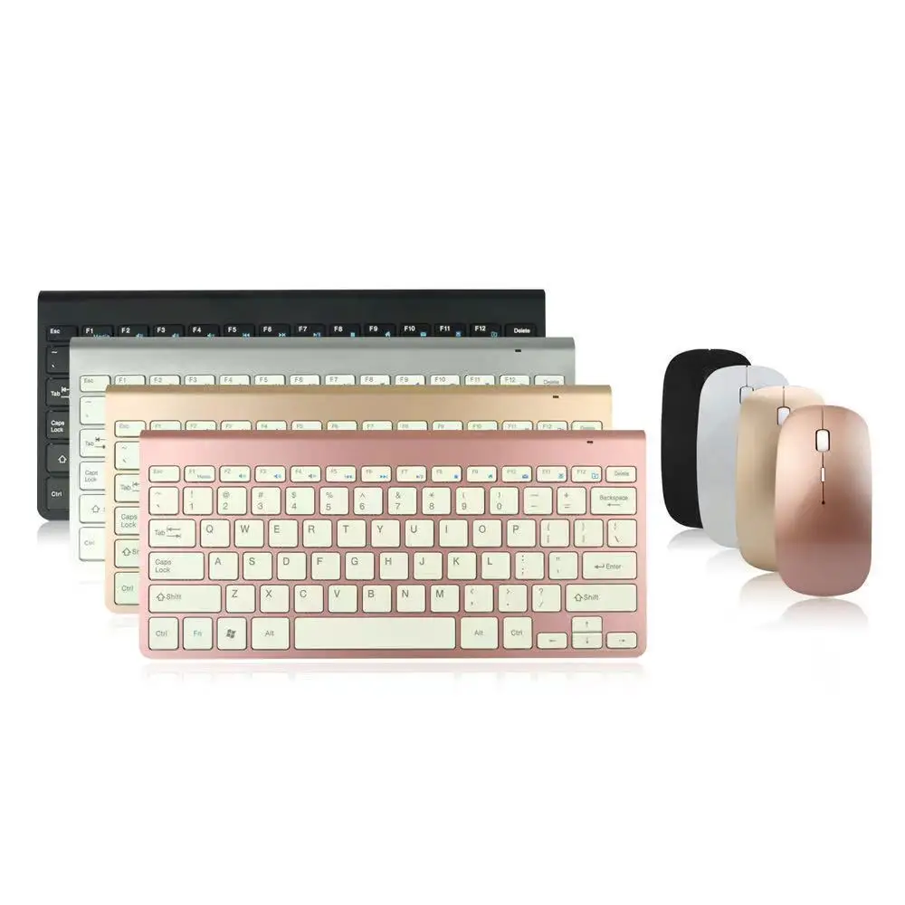 
2.4G wireless mini keyboard-low profile and compact-small keyboard Suitable for PC computers desktop computers notebook comput 