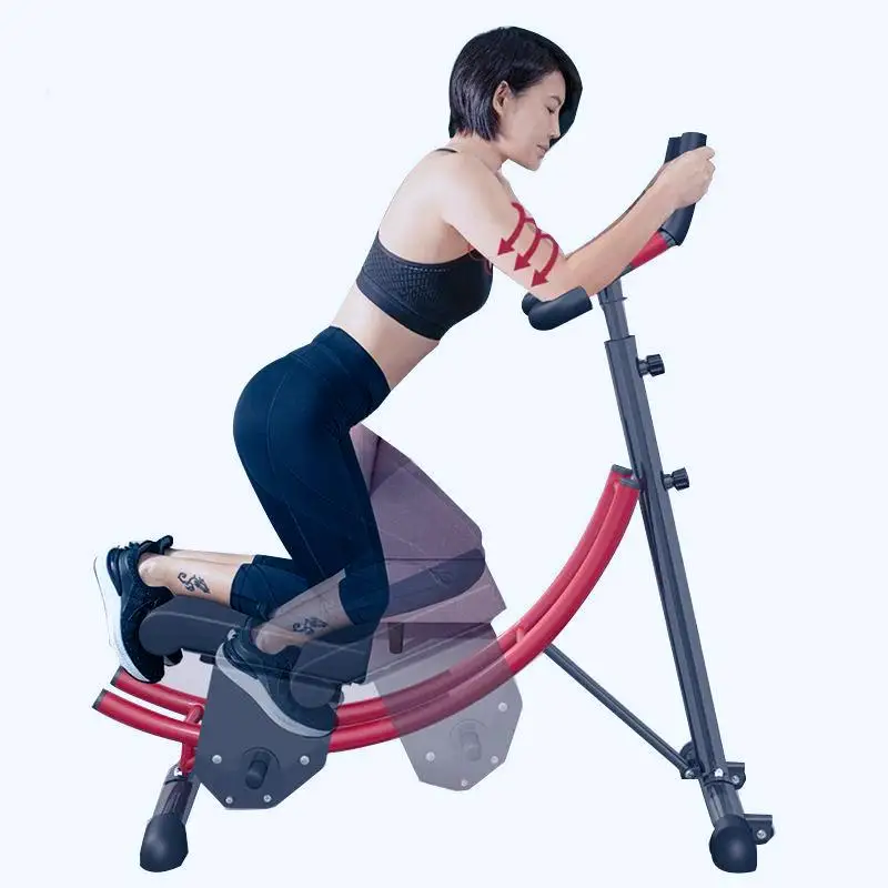 AB coaster machine core strength training equipment  Foldable Fitness Adjustable Ab Cruncher Exercise Equipment for Abdominal