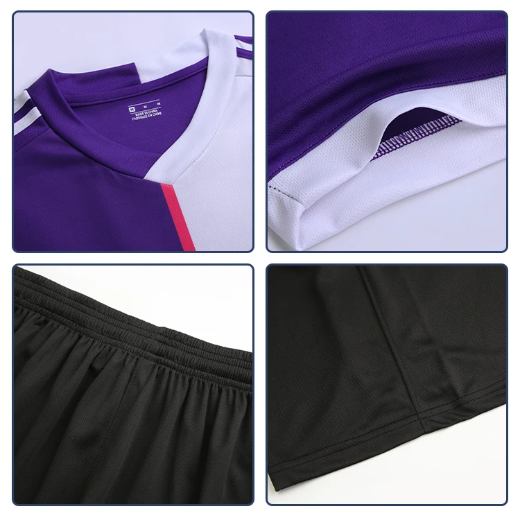 100% Polyester European Size Football Training Uniform International Soccer Jerseys Uniform