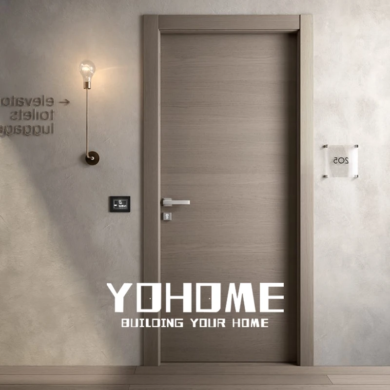 Shanghai fire wood doors for hotel rooms door with frames internal timber doors fire rated