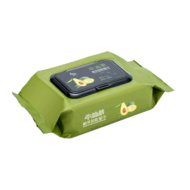 Lady Makeup Remove Facial Wet Wipes Cute Design Moisturizing Cleansing Wet Wipes Lingettes Humides