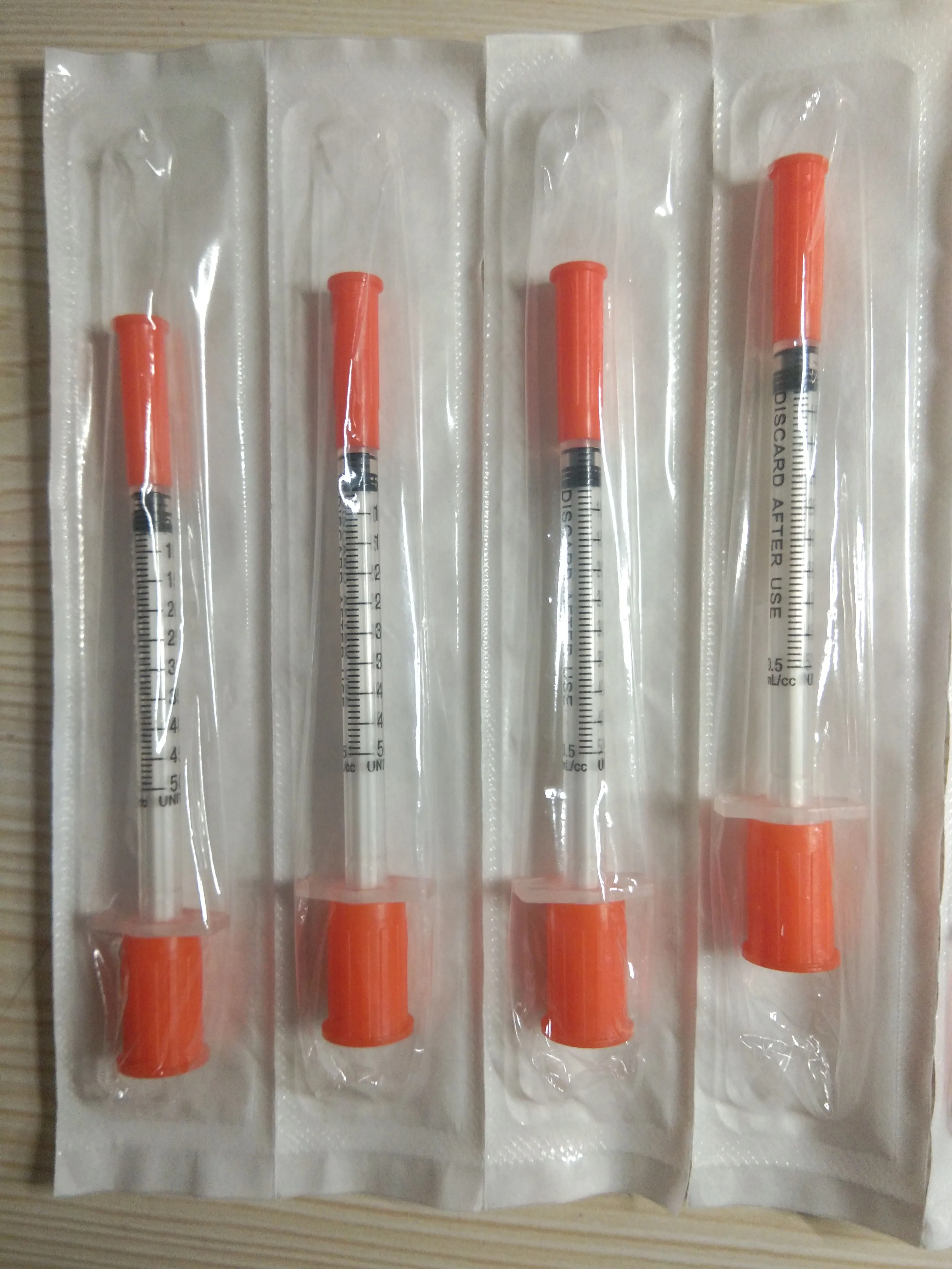 
insulin syringe for diabetes used medical grade stainless steel SUS304 