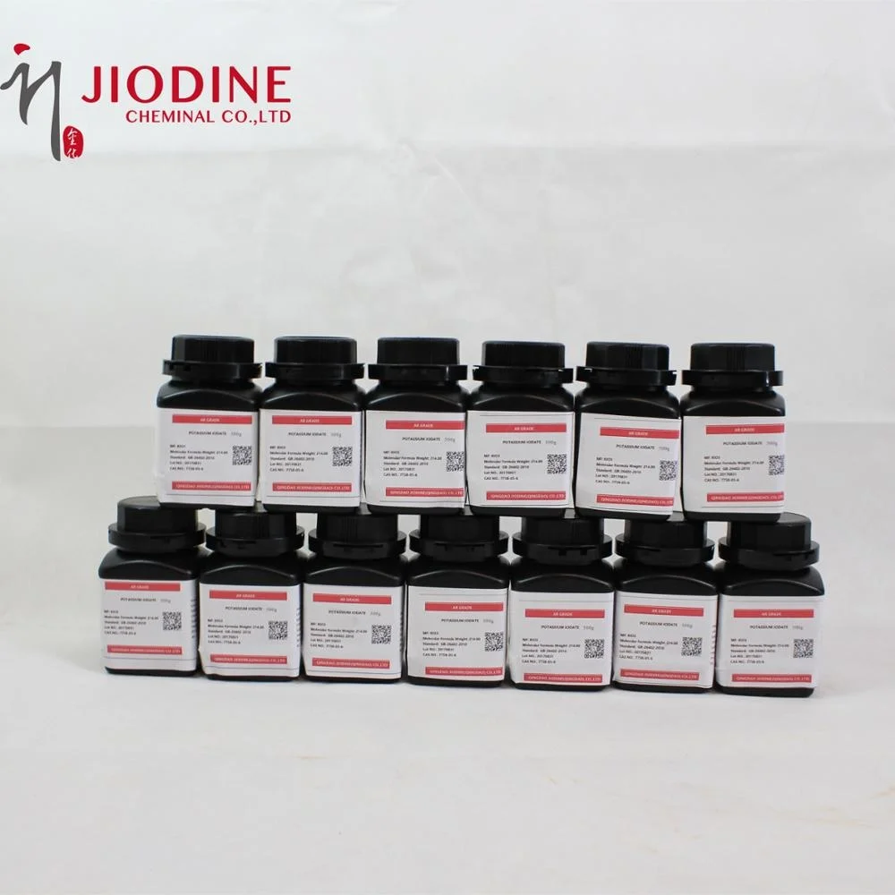 
KIO3 purity Potassium Iodote Powder Crystals Assay 99% Min Pharmacy/food/feed/chemical/Feed additives 