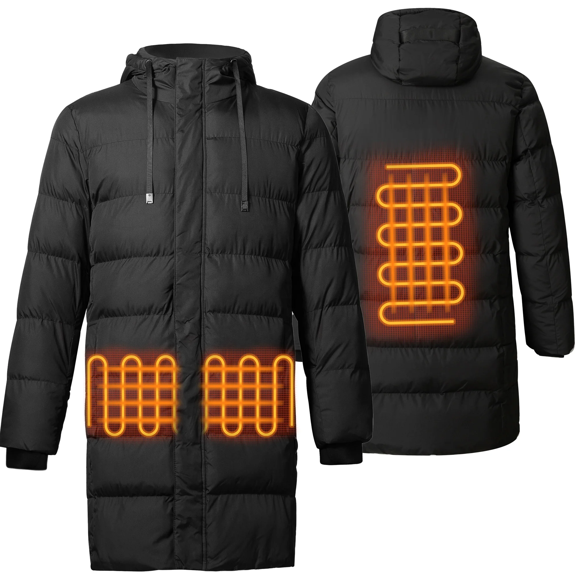 Factory ODM/OEM Custom Logo Heated Down Jacket Electric Jacket Battery Heated Jacket for Men Women