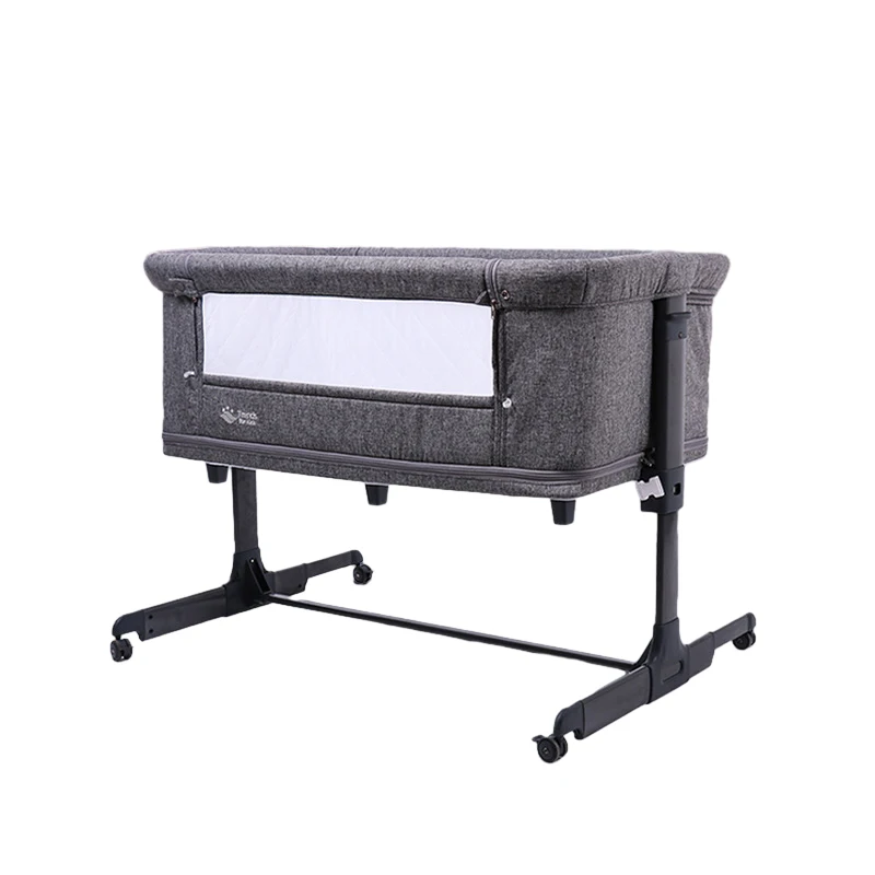 High Quality Portable Baby Cribs Folding Bedside Portable Cradle Baby Bed