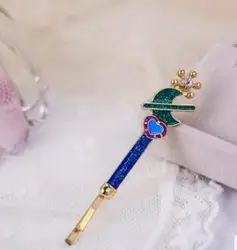 wholesale fashion girls crystal hair clips metal hair clips bling hair clips for women girls accessories